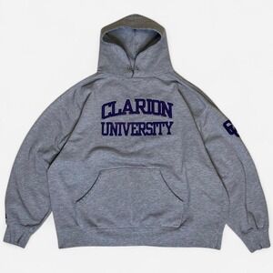 Vintage 2000s clarion university faded great hoodie